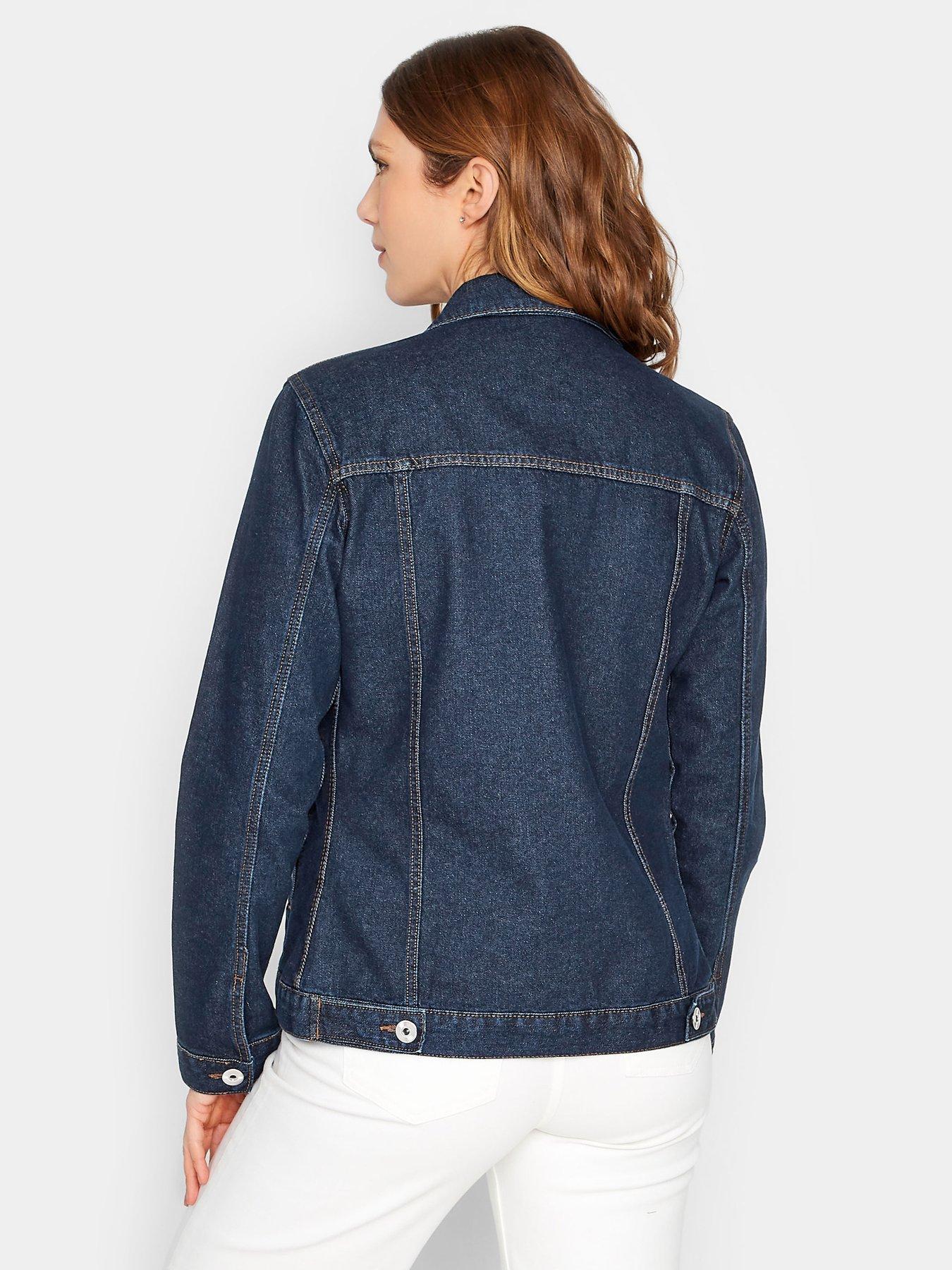  image of long-tall-sally-denim-jacket-blue