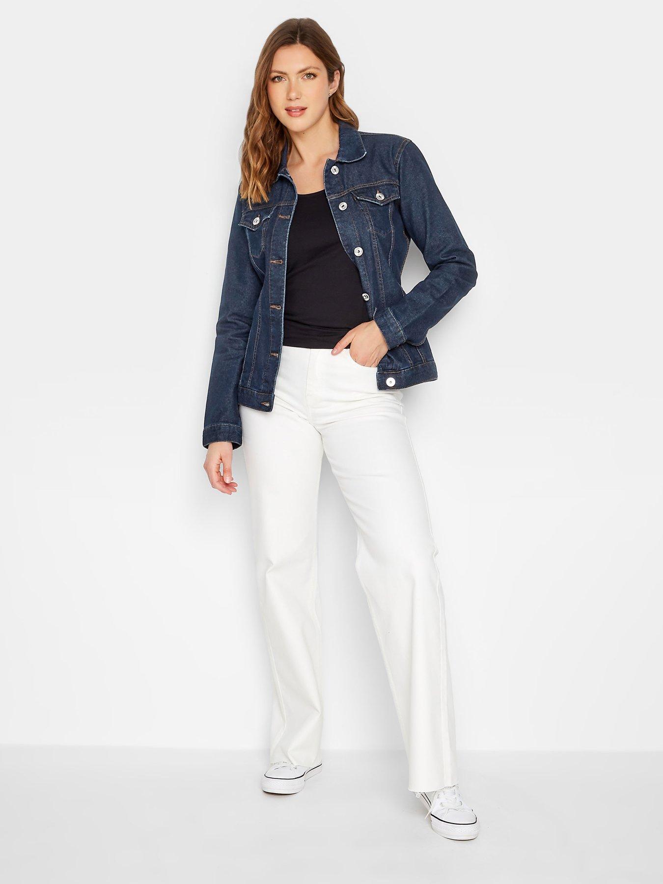  image of long-tall-sally-denim-jacket-blue