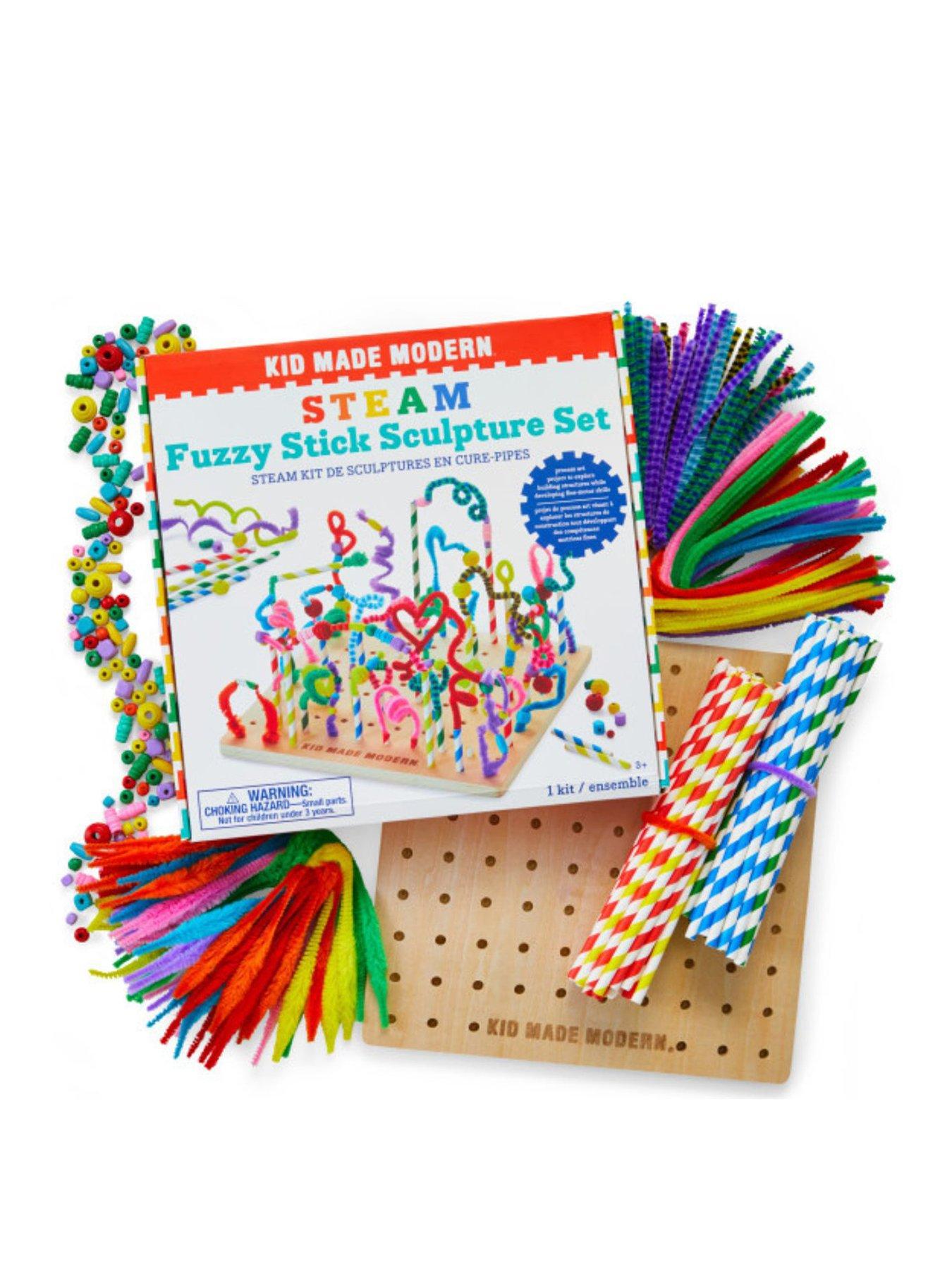 Image 2 of 4 of Kid Made Modern STEAM - Fuzzy Stick Sculpture Set