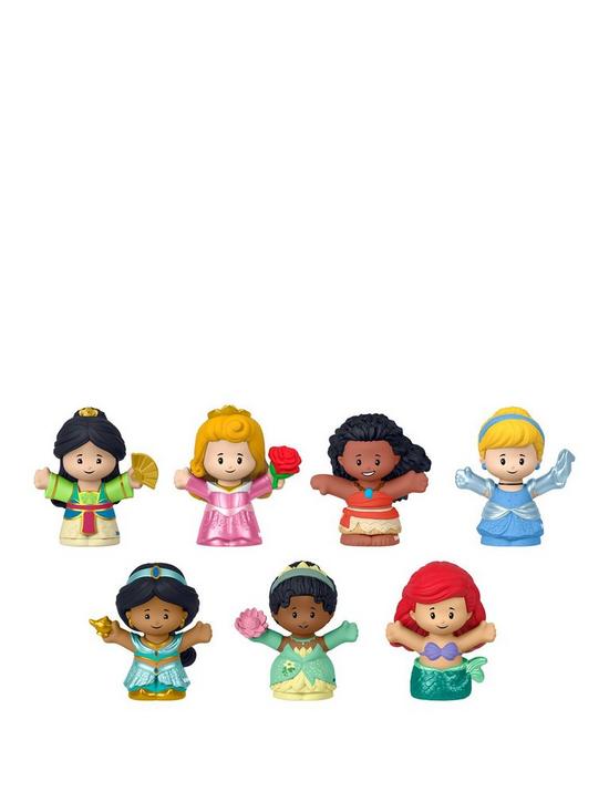 front image of fisher-price-little-people-disney-princess-figure-pack-set-of-7-characters
