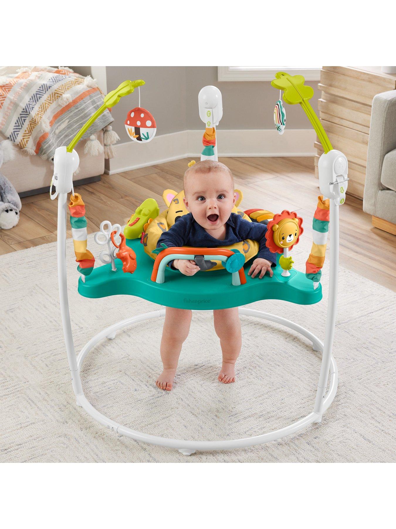 Fisher price rainforest bouncer best sale age range