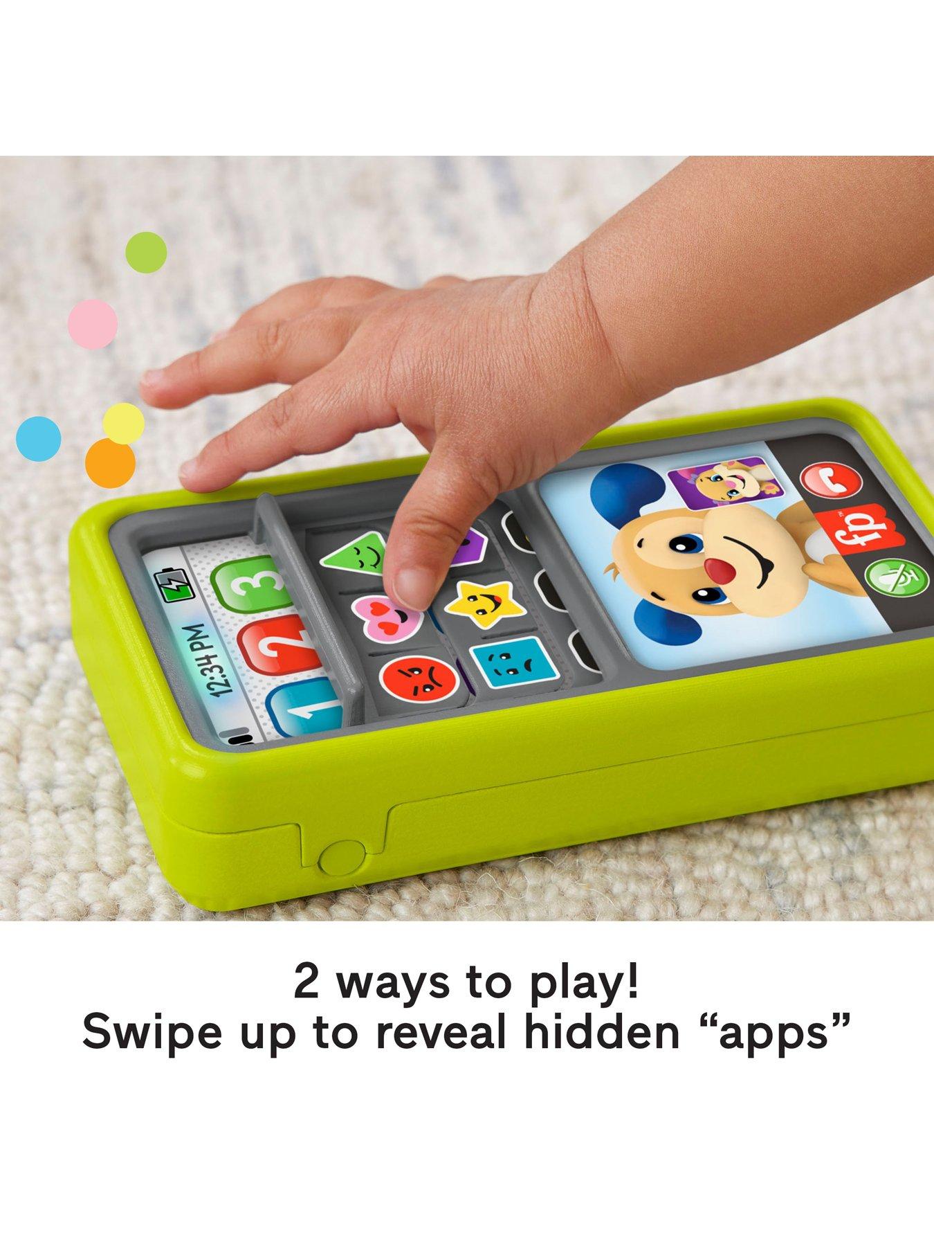  image of fisher-price-laugh-amp-learn-2-in-1-slide-to-learn-smartphone-toy