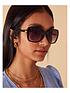  image of accessorize-oversized-square-sunglasses