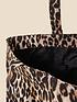  image of accessorize-leopard-canvas-shopper
