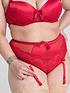  image of lovehoney-plus-size-moonlight-desire-red-bra-set