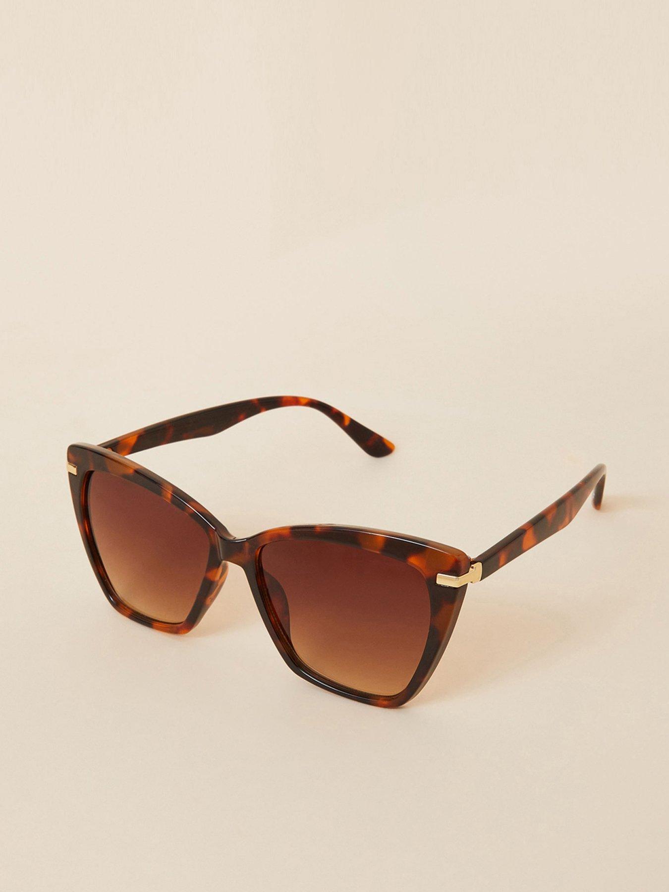  image of accessorize-straight-arm-cateye-sunglasses