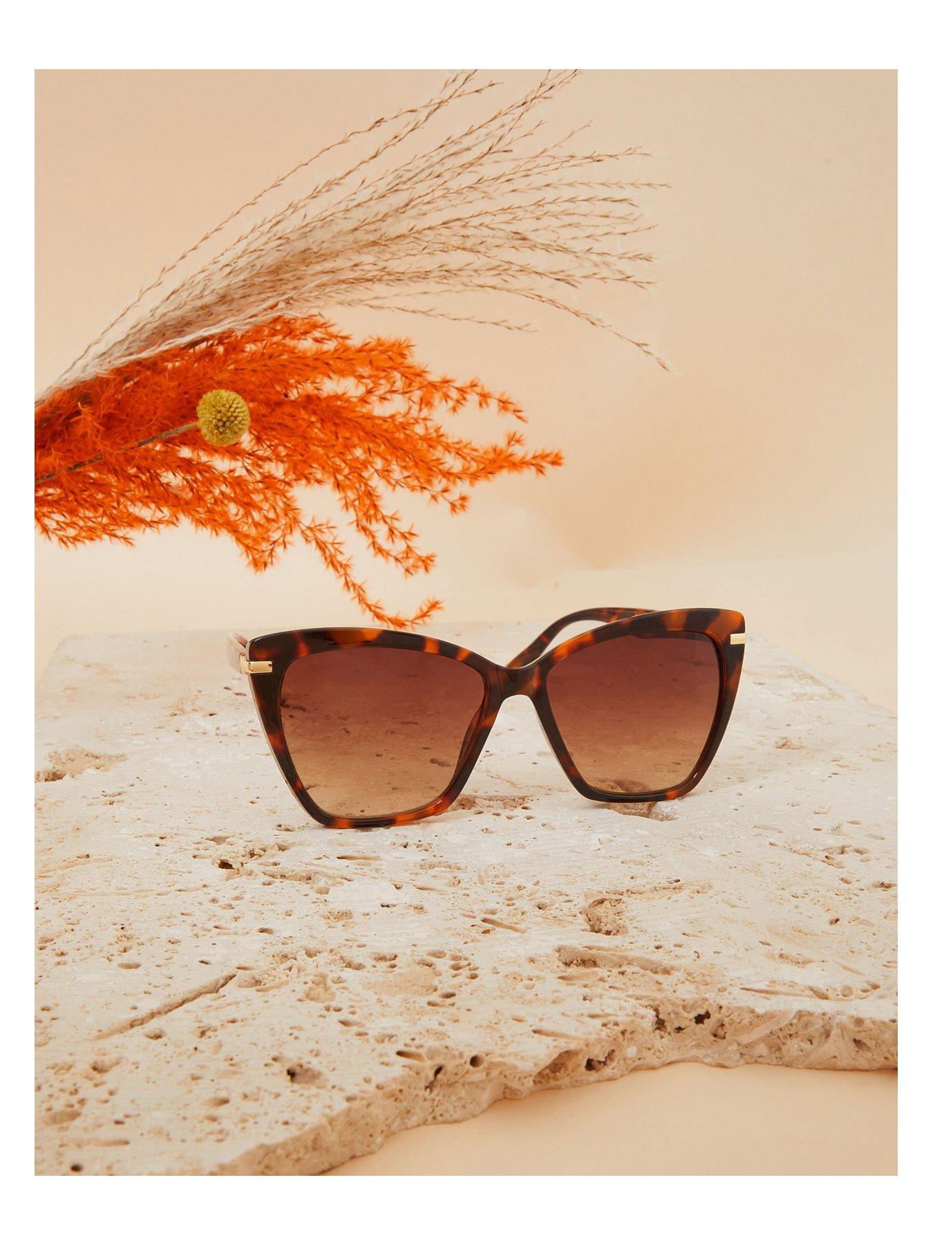  image of accessorize-straight-arm-cateye-sunglasses