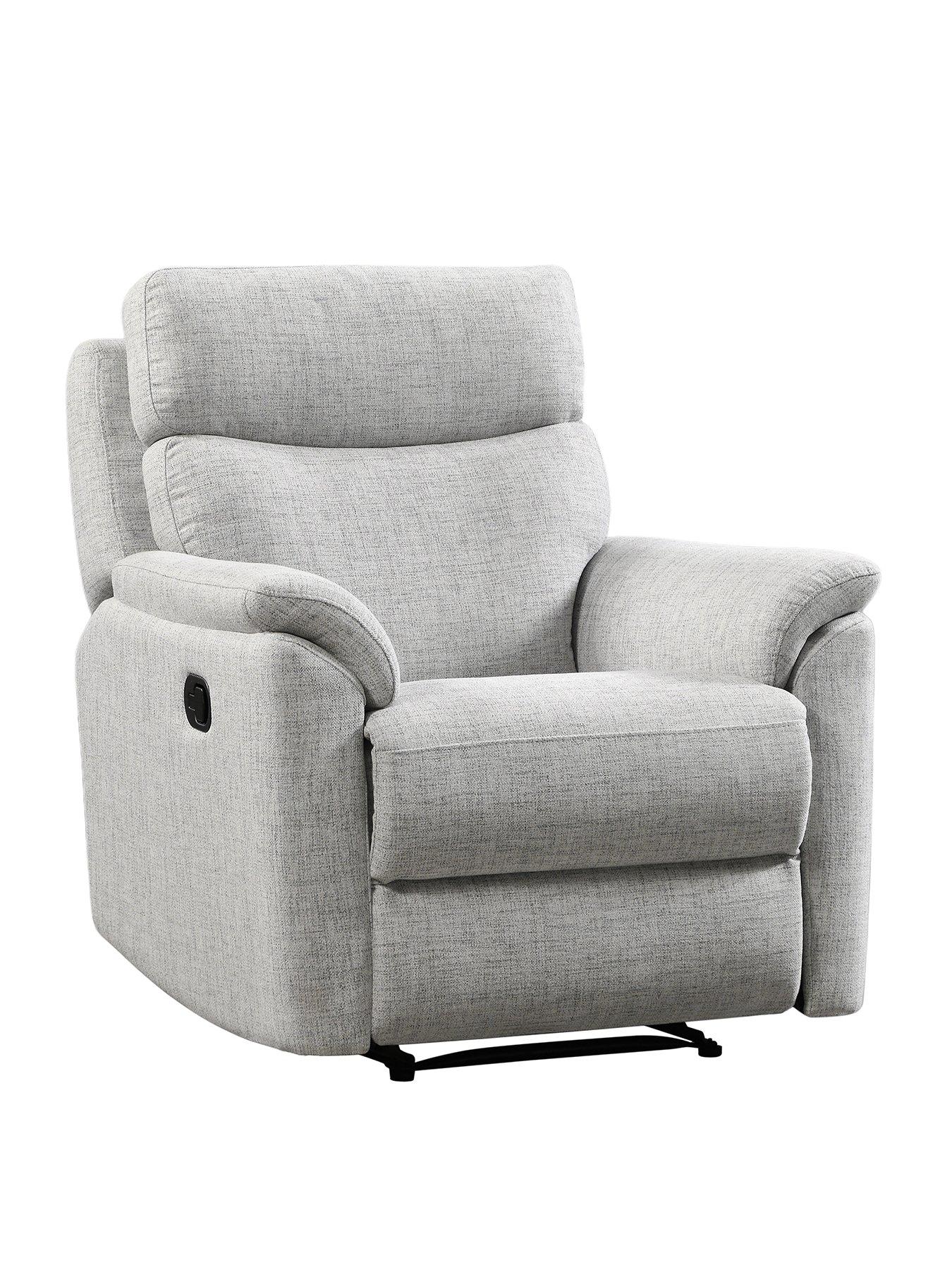 Image 2 of 5 of The Very Collection Linea Fabric Manual Recliner Armchair