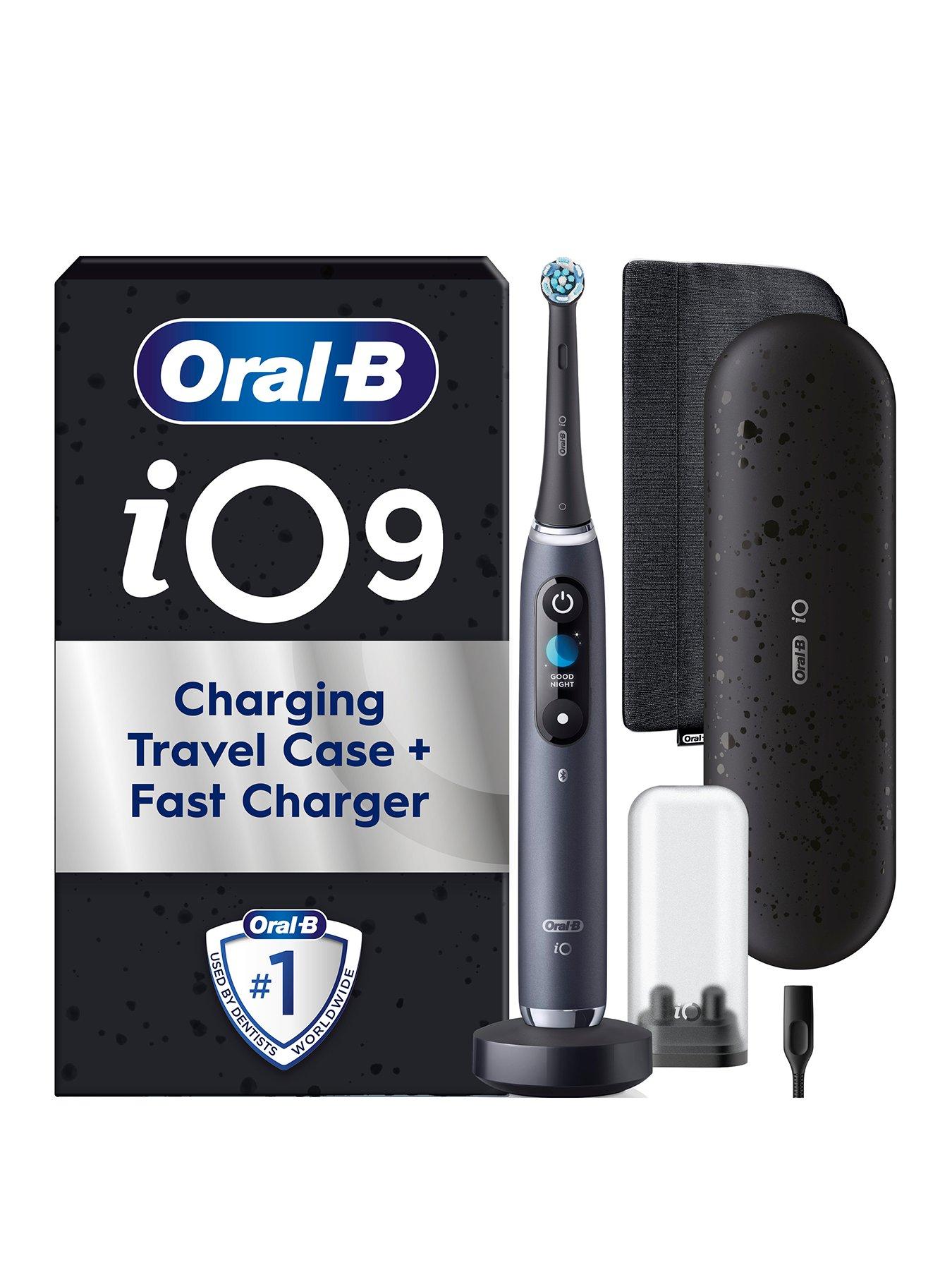 Oral-B iO9 Black Oynx Electric Toothbrush + Charging Travel Case