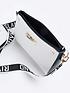  image of river-island-small-structured-cross-body-bag-white