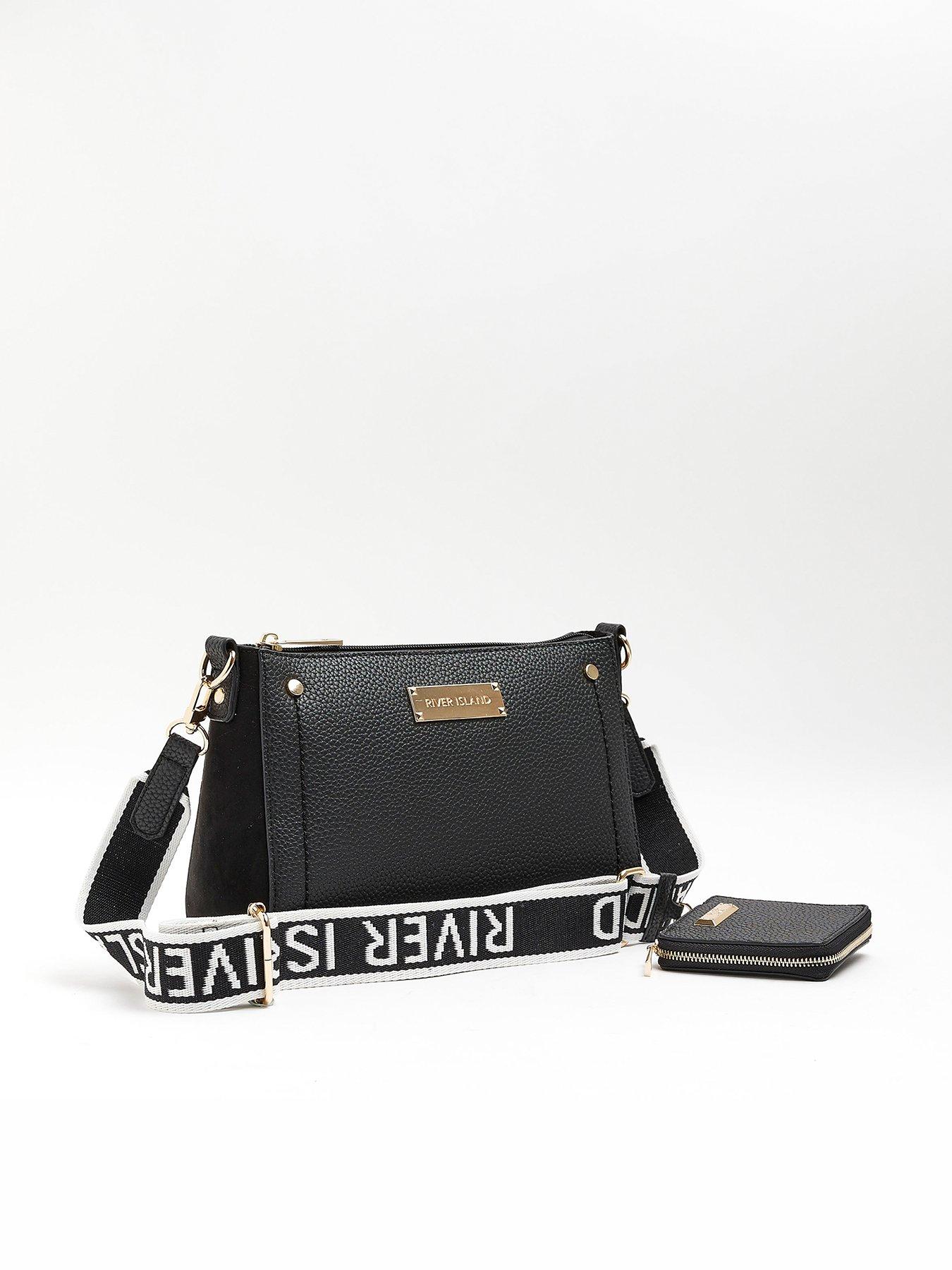 River Island Mini Cross Body Bag In Black for Women