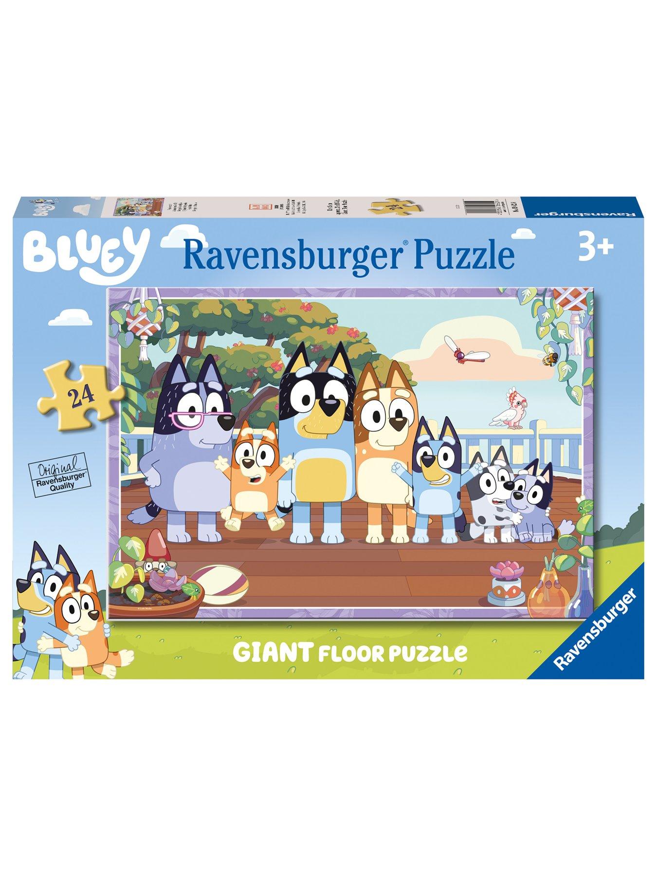 Image 2 of 5 of Ravensburger Bluey Twin Pack &ndash; My First Giant Floor Jigsaw Puzzle &amp; Mini Memory Card Game