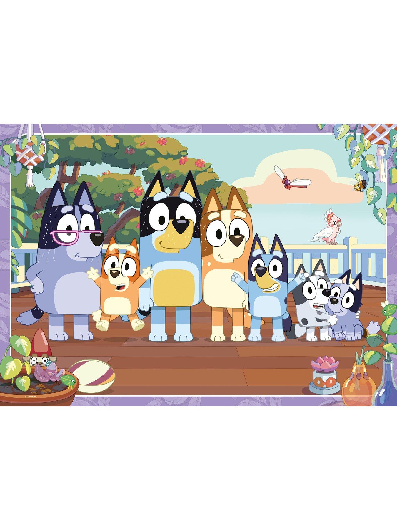 Image 4 of 5 of Ravensburger Bluey Twin Pack &ndash; My First Giant Floor Jigsaw Puzzle &amp; Mini Memory Card Game