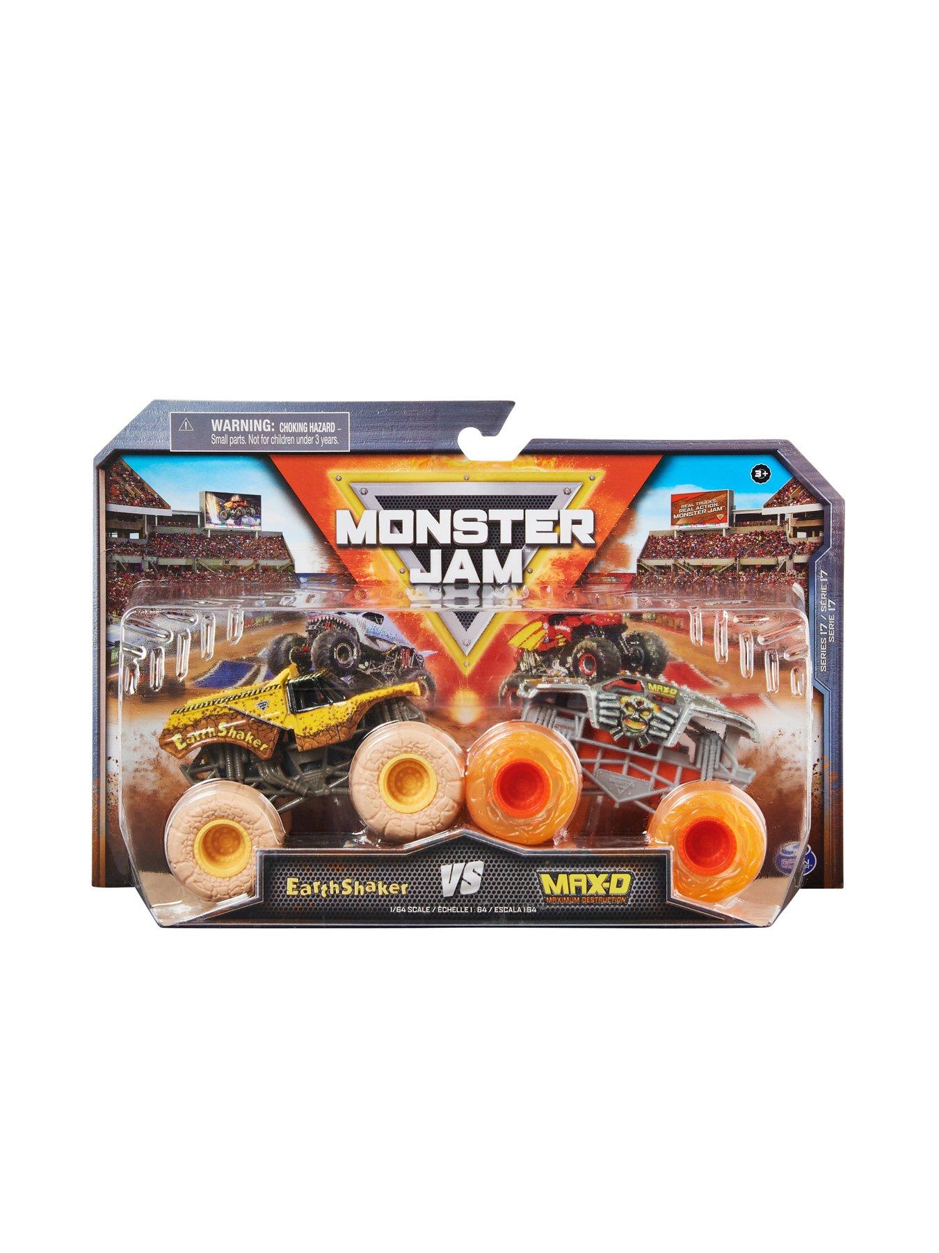 Monster Jam 1 64 Die Cast Truck 2 Pack littlewoods