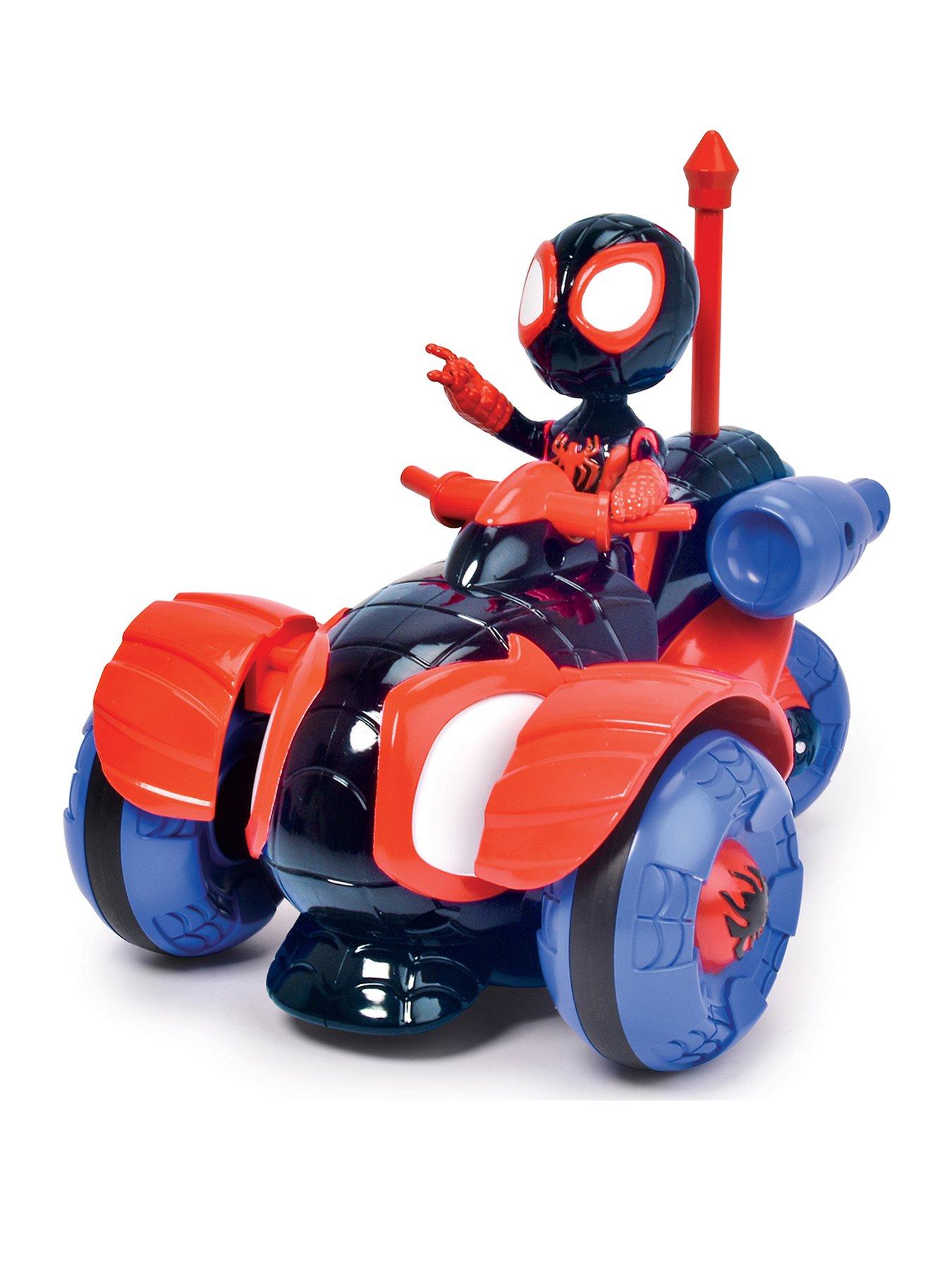 Spiderman Remote Control Miles Morales Web Crawler Vehicle ...