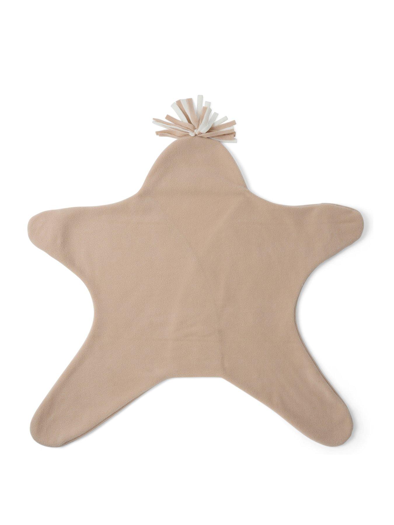 clair-de-lune-star-fleece-baby-wrap-blanket-0-6-months-oatmeal