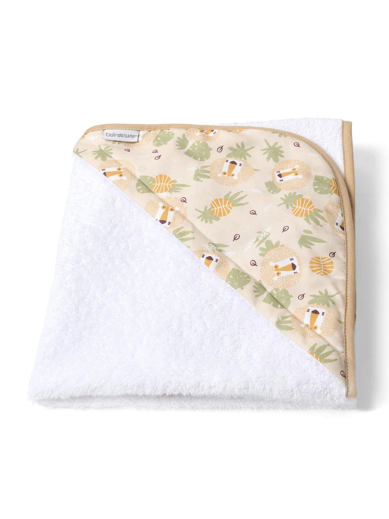 Clair De Lune Safari Baby Hooded Towel