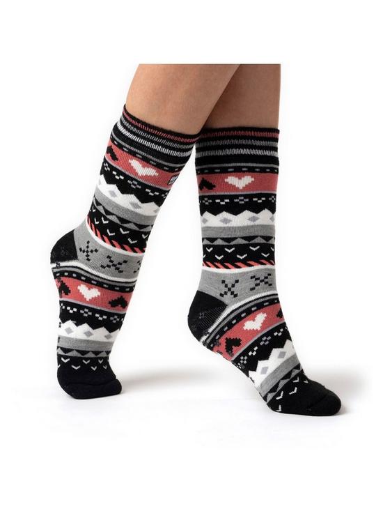 front image of heat-holders-soul-warming-socks-multi