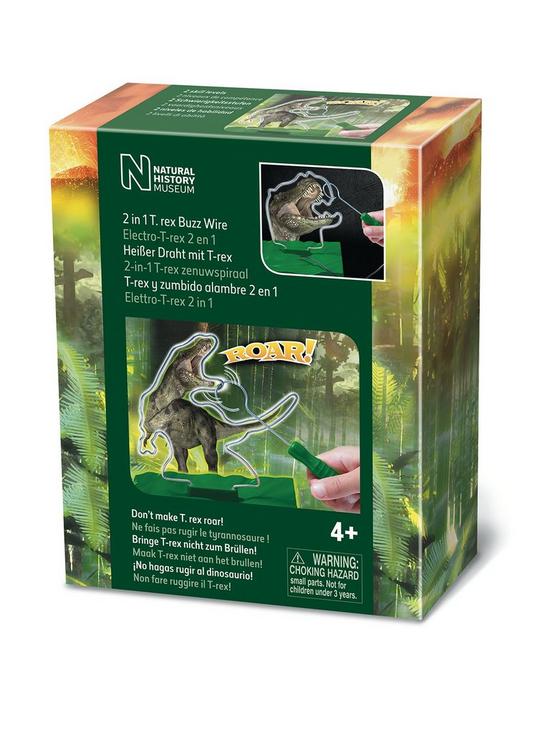 front image of natural-history-museum-nhm-2-in-1-trex-buzz-wire