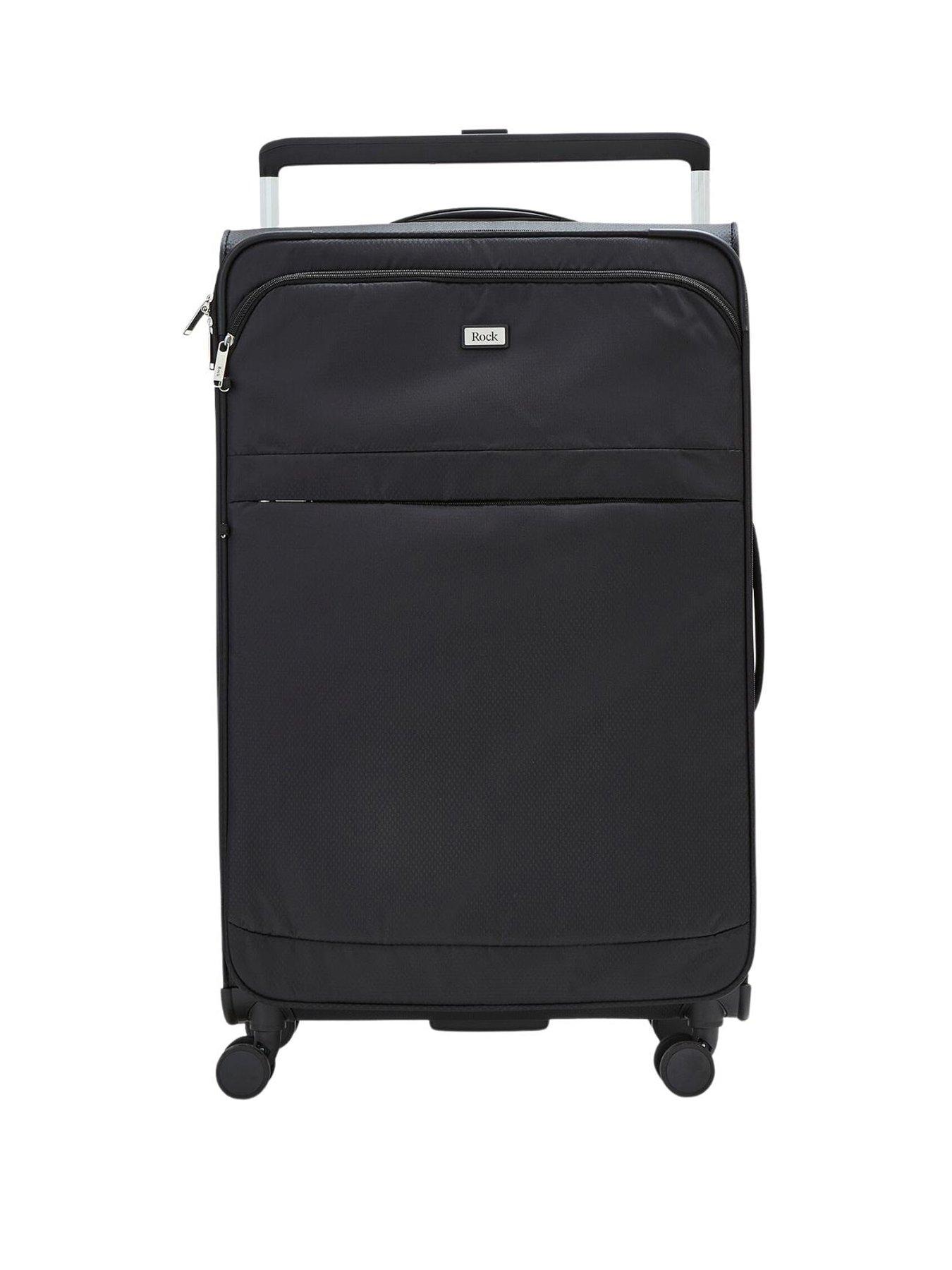 Rock Luggage Rocklite 8 Wheel Soft Unique Lightweight Large Suitcase