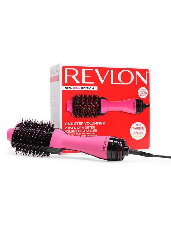stillFront image of revlon-one-step-hair-dryer-andnbspvolumiser-pink
