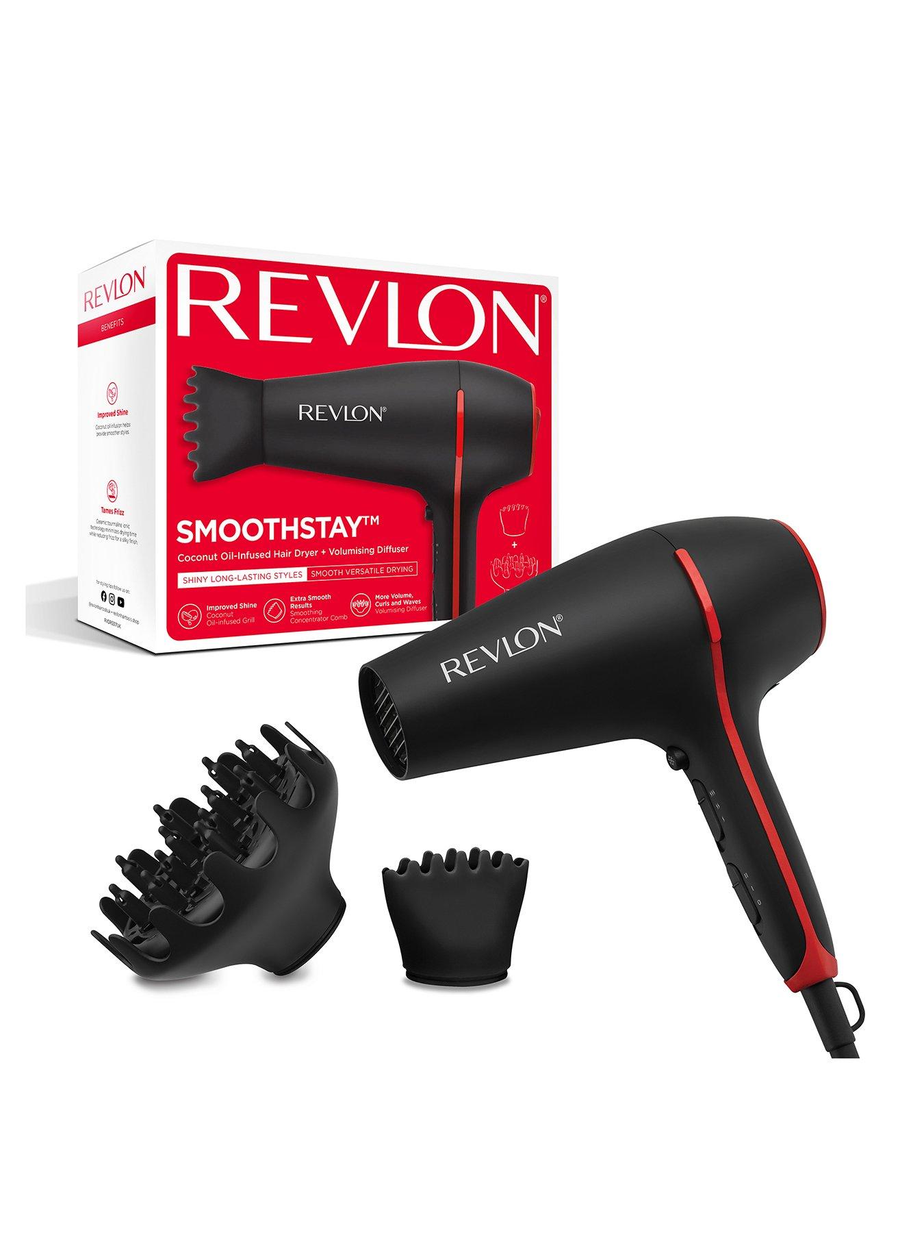 Image 1 of 6 of Revlon Smoothstay Coconut Oil Hairdryer
