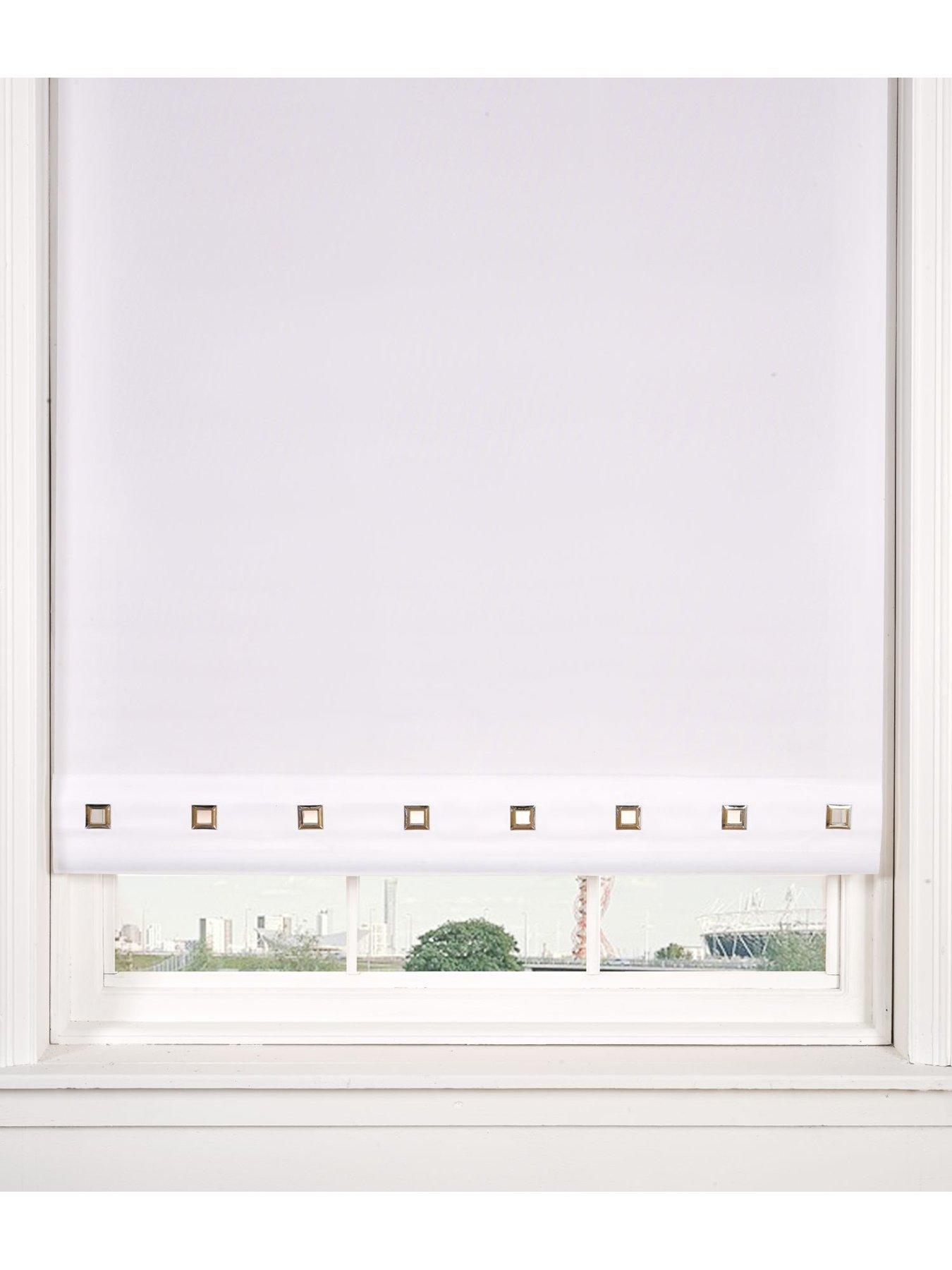 The Very Collection Plain Eyelet Roller Blind