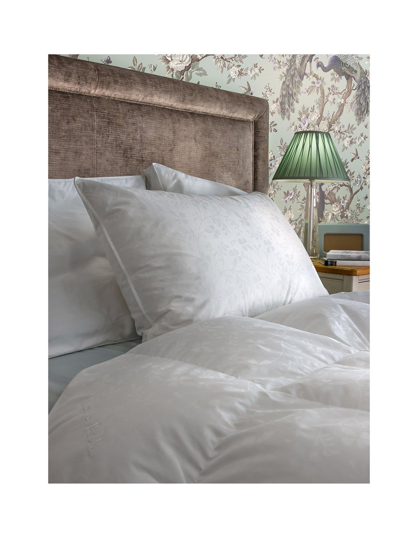undefined Goose Feather and Down Pillow - White
