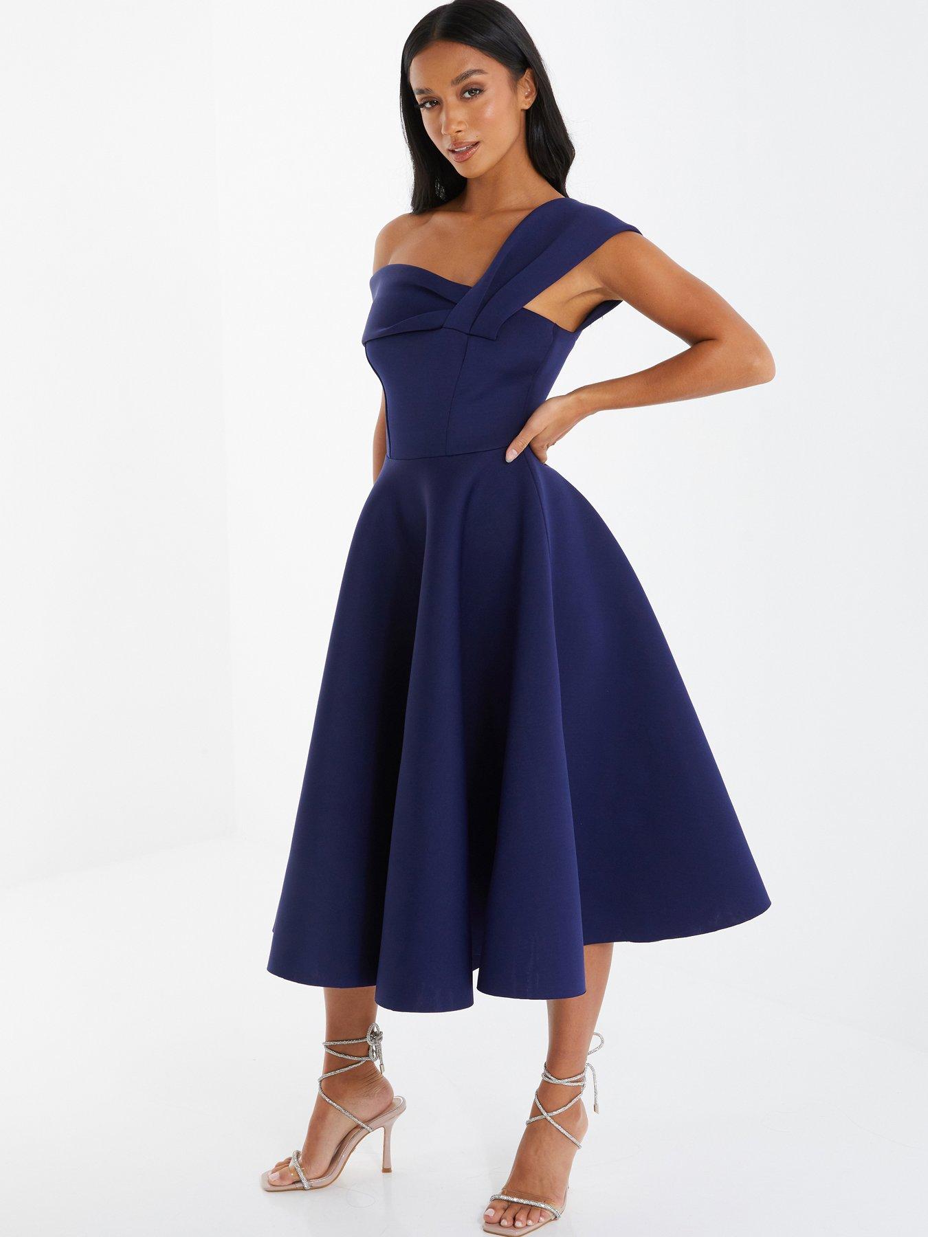 white strapless midi dress formal Kyla Fitted Strapless Midi Dress – No. 14