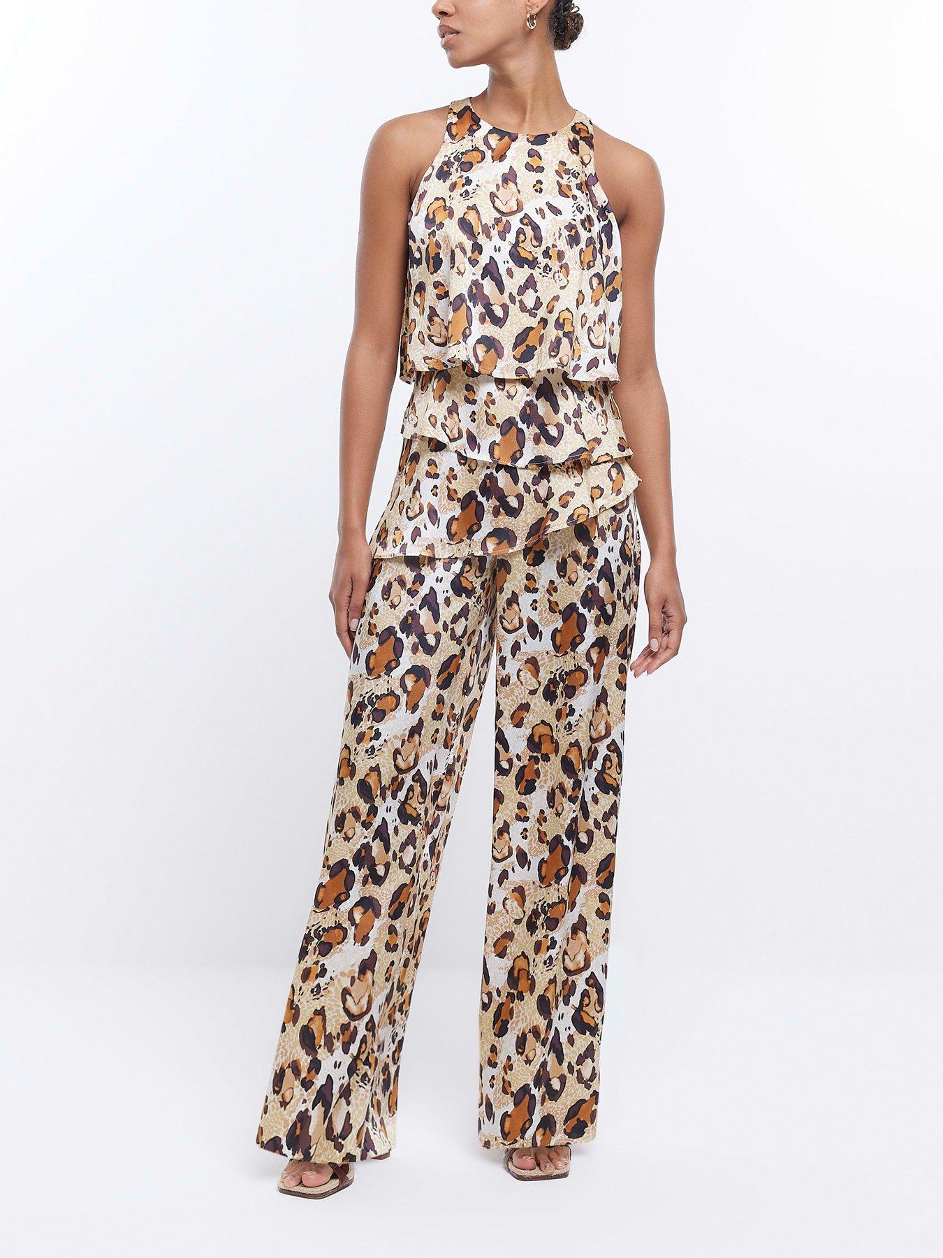 beige jumpsuit river island