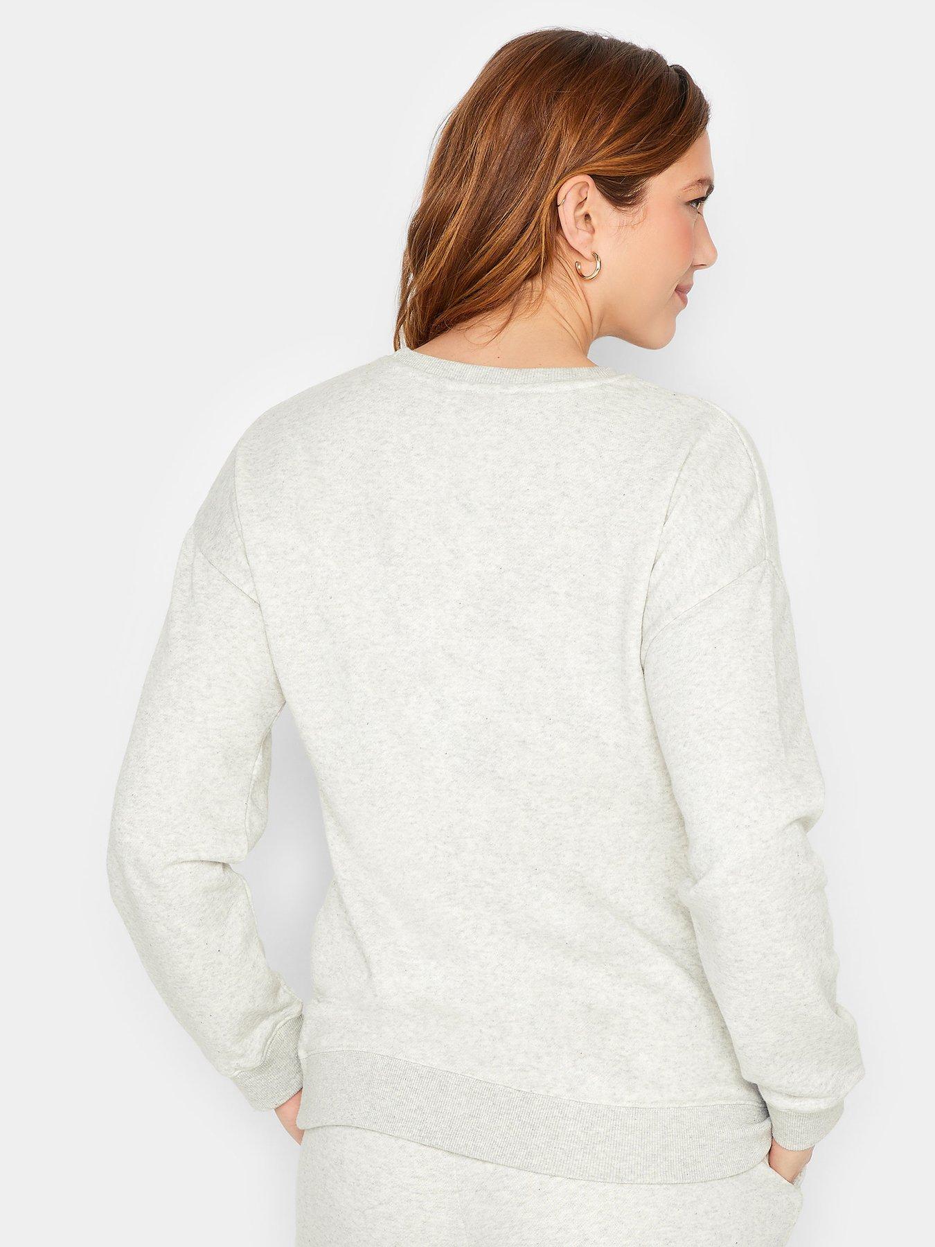 Image 2 of 4 of Long Tall Sally Light Grey Marl Sweatshirt
