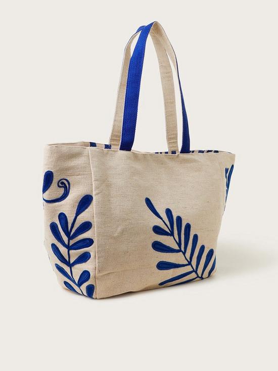 back image of monsoon-embroidered-beach-bag
