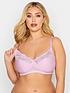  image of yours-2pk-non-wired-cotton-lace-trim-bra