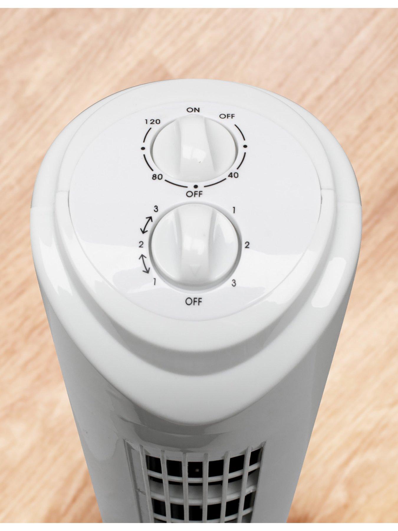 Daewoo 32-inch Tower Fan with Oscillation | Littlewoods
