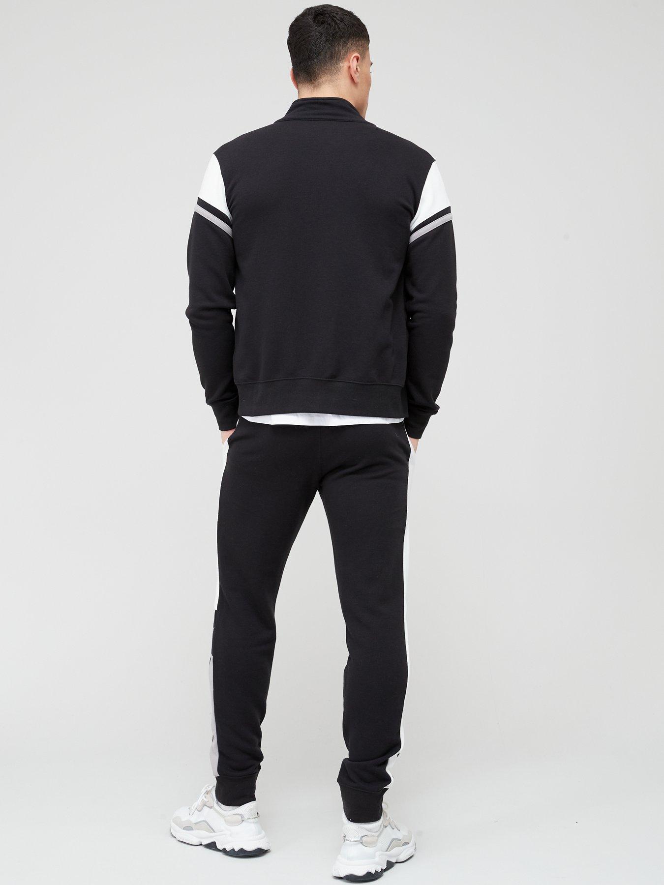  image of champion-legacy-full-zip-tracksuit-black