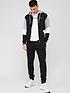  image of champion-legacy-hooded-full-zip-tracksuit-black