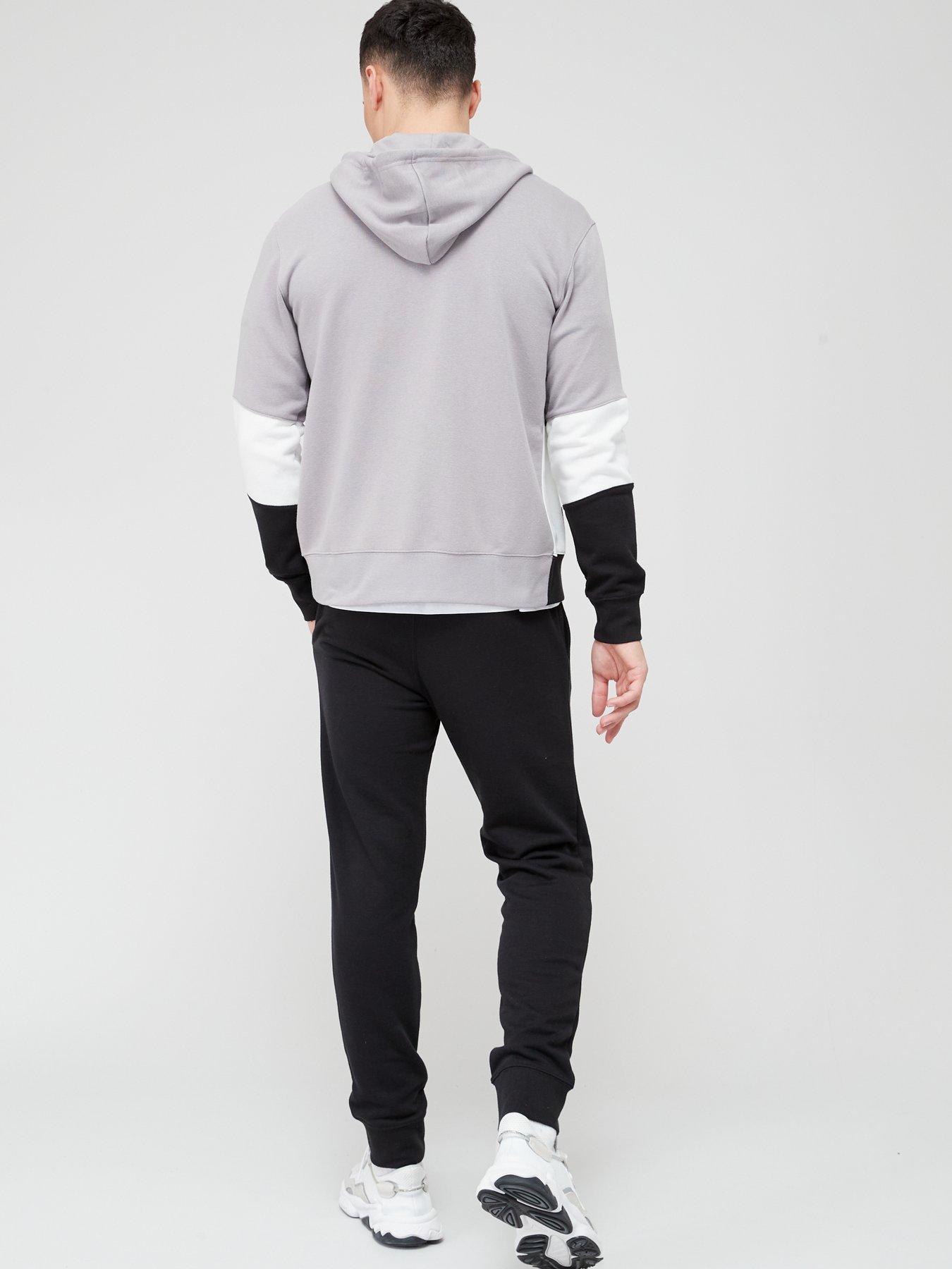  image of champion-legacy-hooded-full-zip-tracksuit-black