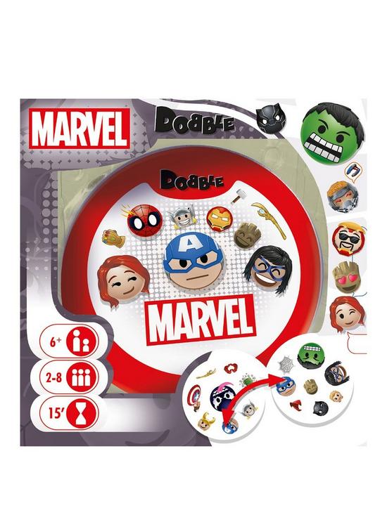 front image of dobble-marvel-emoji