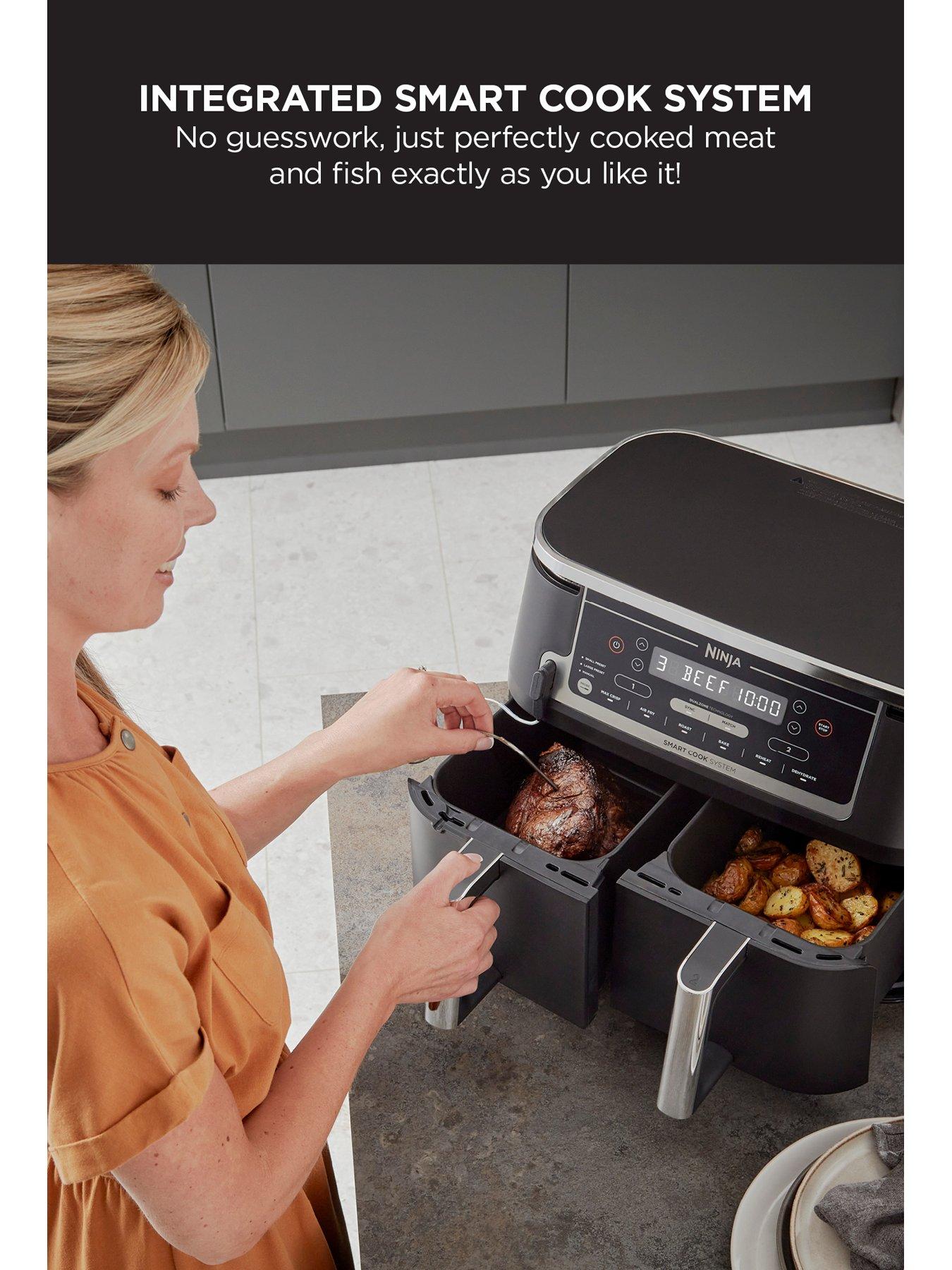 Image 3 of 8 of NINJA Foodi MAX Dual Zone 9.5L Air Fryer with Smart Cook System AF451UK