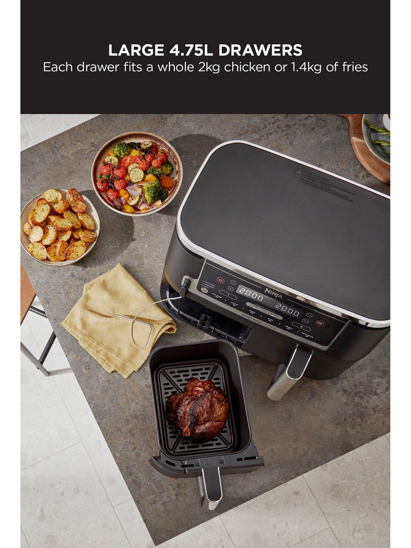 Image 6 of 8 of NINJA Foodi MAX Dual Zone 9.5L Air Fryer with Smart Cook System AF451UK