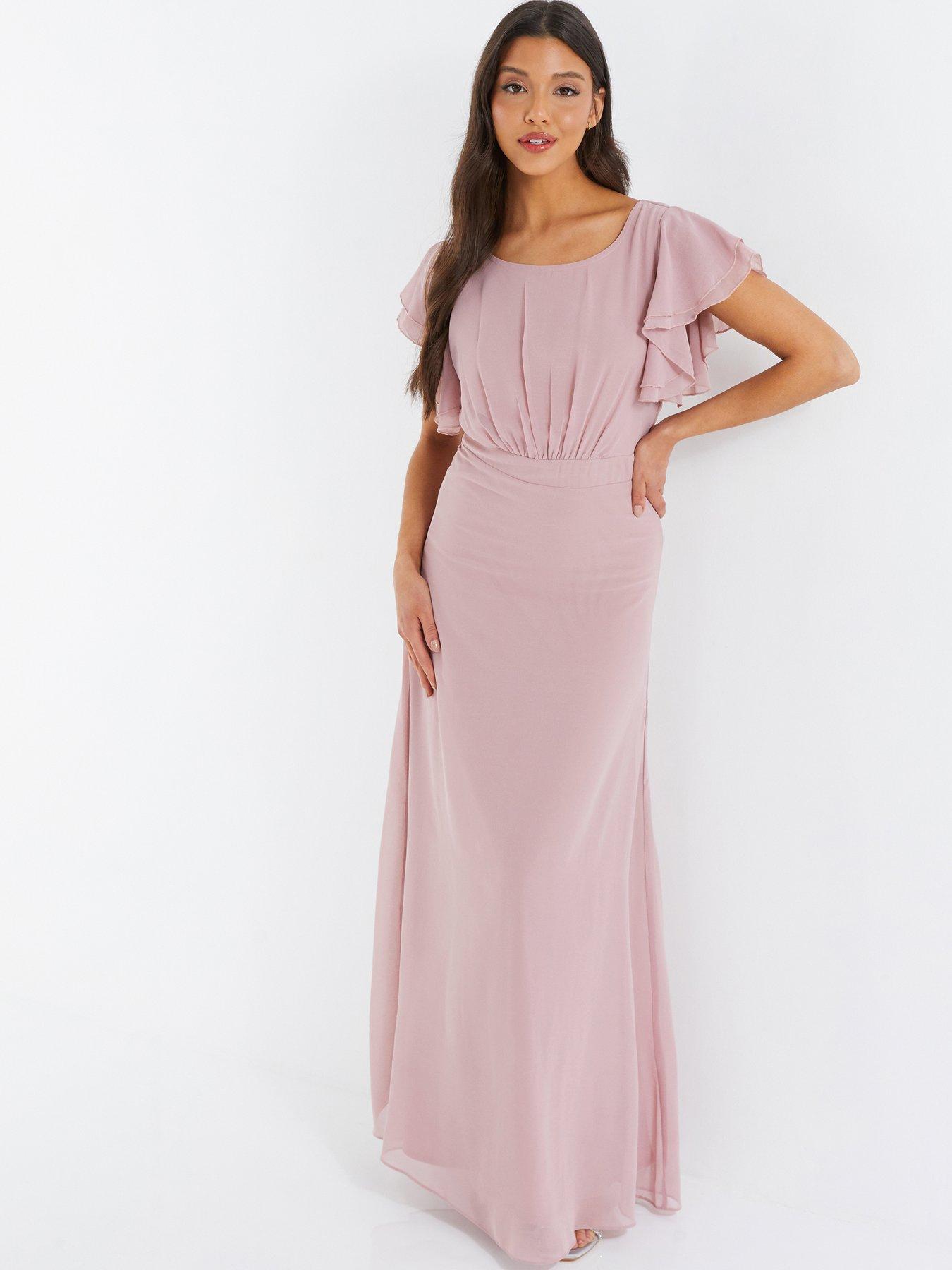 quiz blush bridesmaid dresses