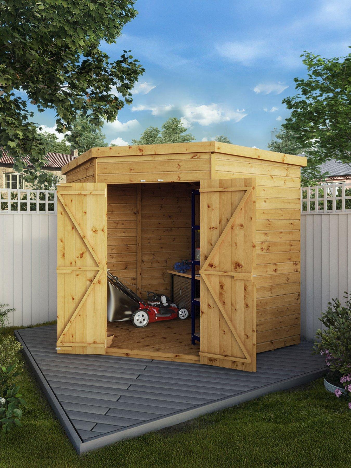 Image 1 of 7 of MERCIA 7 x 7ft Shiplap Corner Shed - PEFC Certified