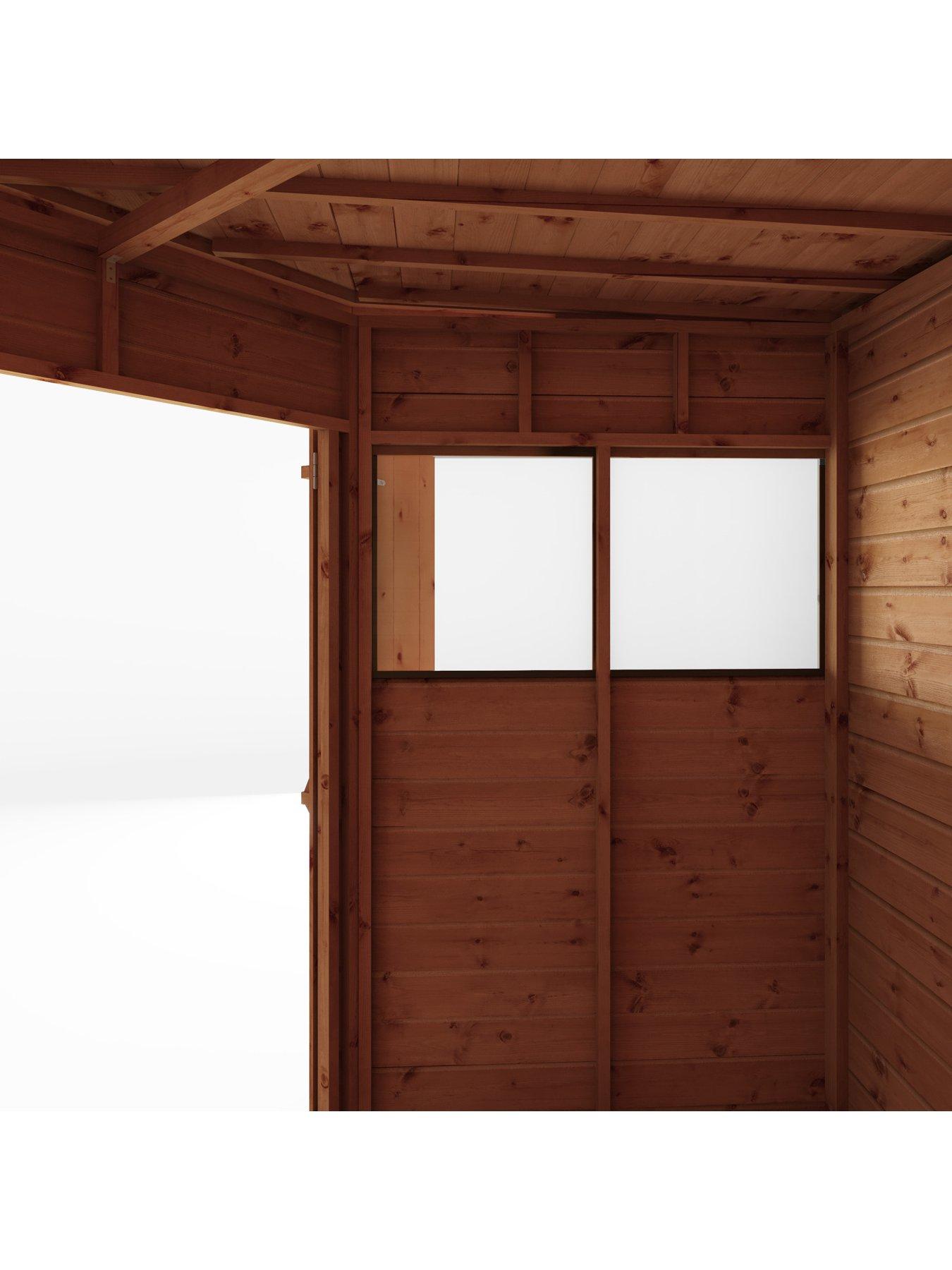 Image 3 of 7 of MERCIA 7 x 7ft Shiplap Corner Shed - PEFC Certified