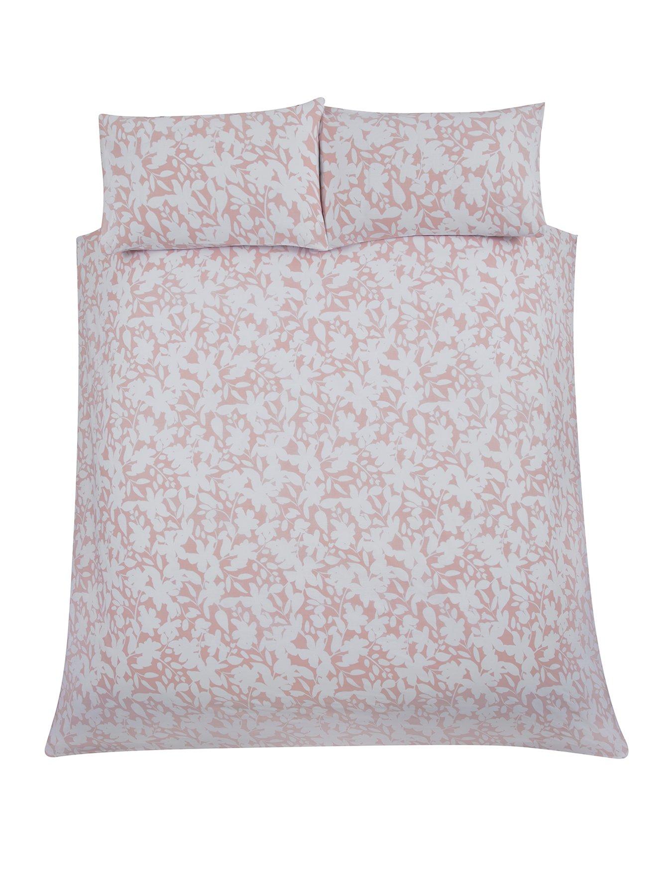 Everyday Blush Floral Shadow Duvet Cover Set | littlewoods.com