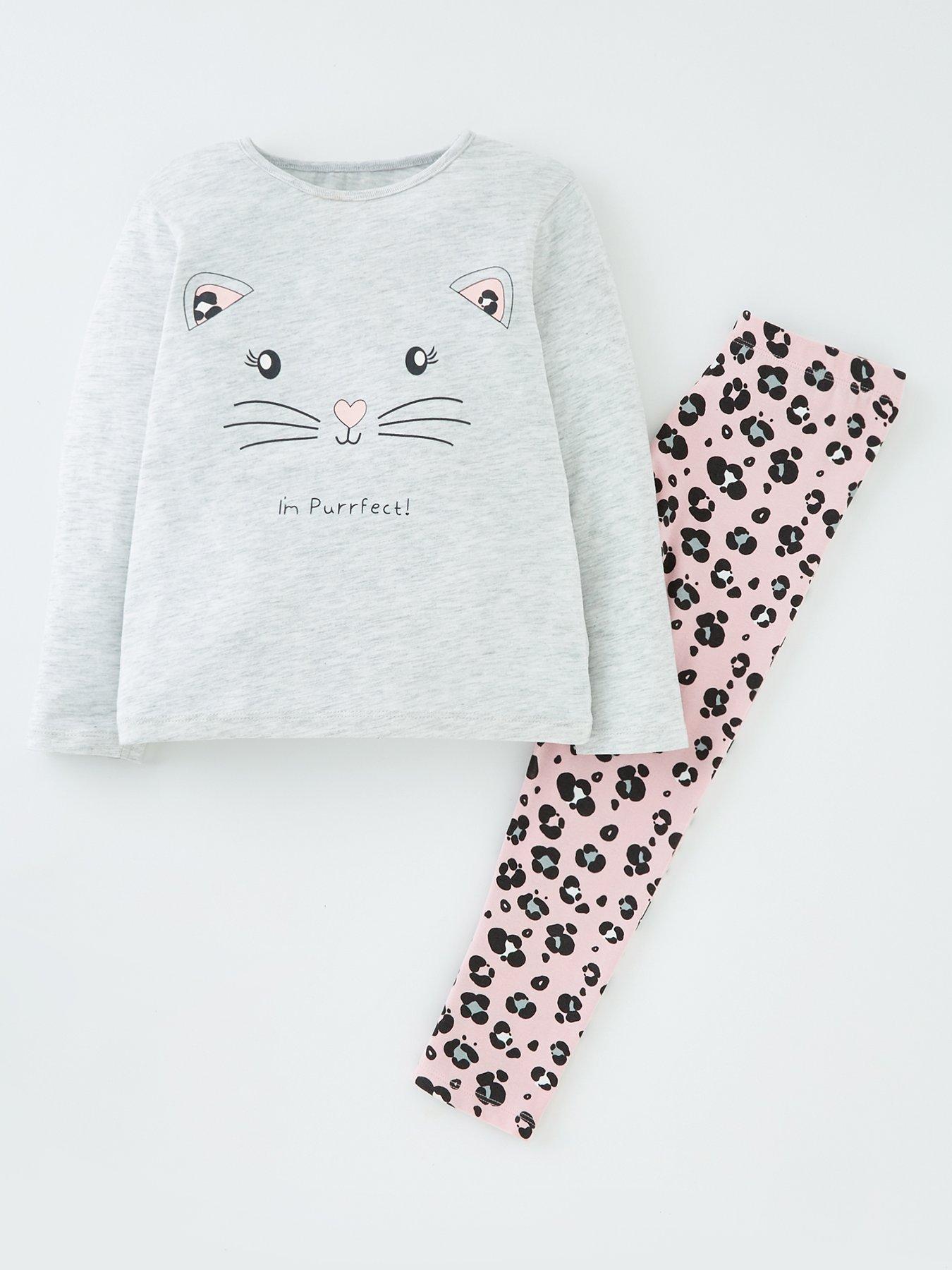 Girls cat outlet leggings