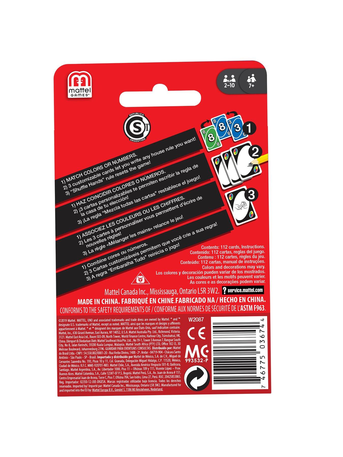 Image 6 of 6 of Uno Classic Family Card Game