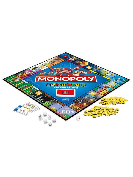 back image of monopoly-super-mario-celebration