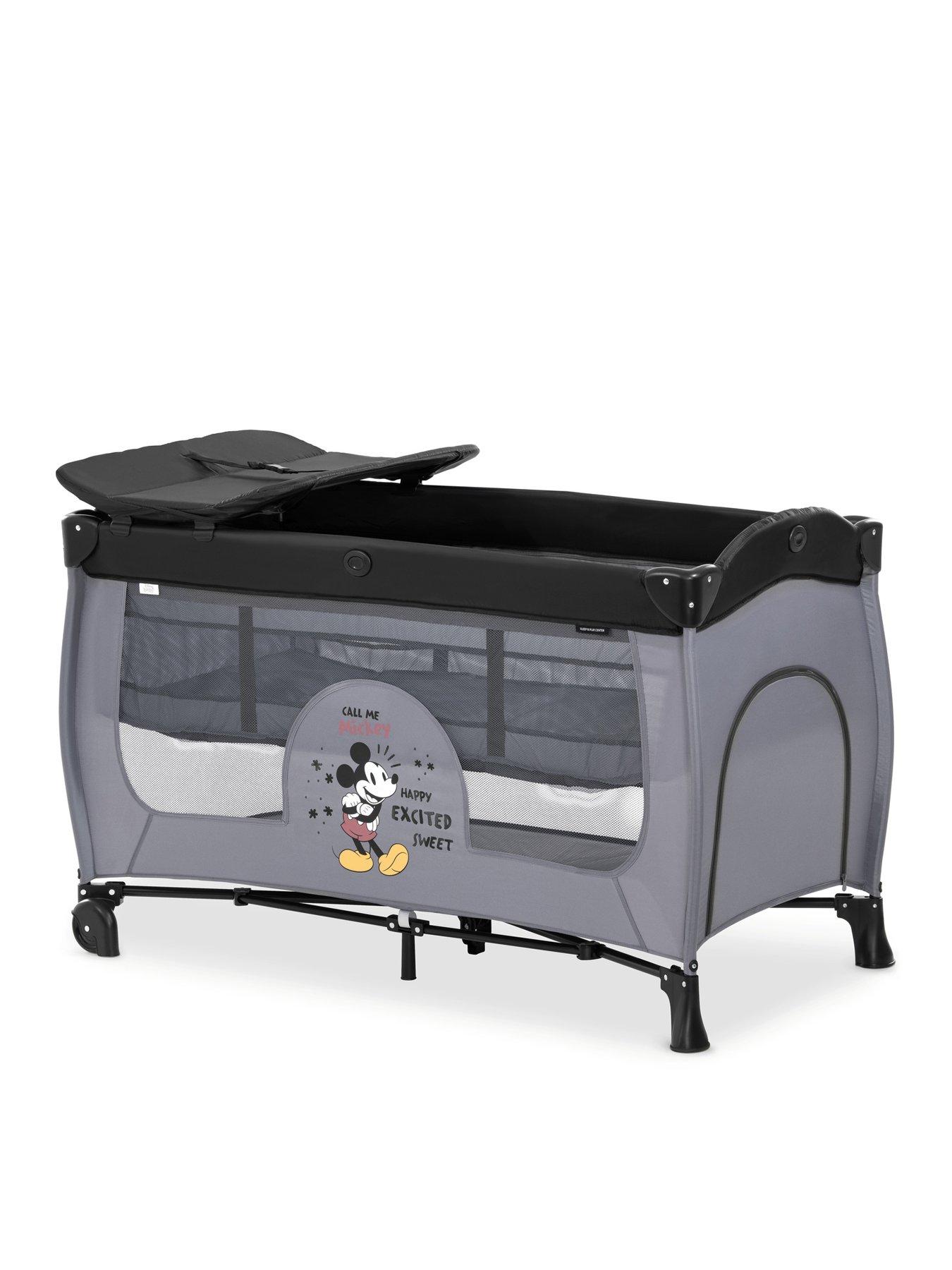 Sleep N Play Center Mickey Mouse Grey