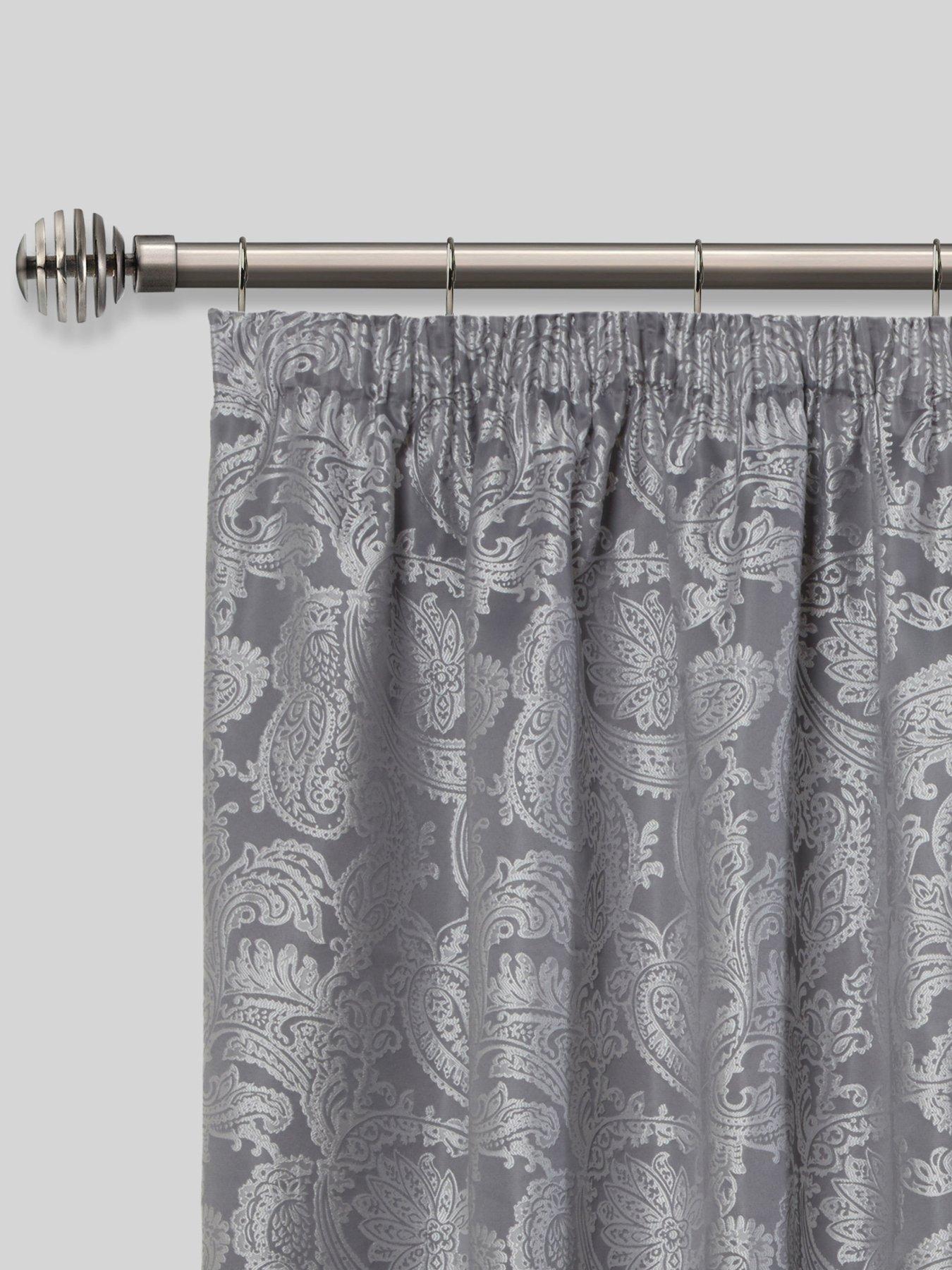 Image 4 of 4 of The Very Collection Extendable Curtain Pole Kit with Decorative Finials
