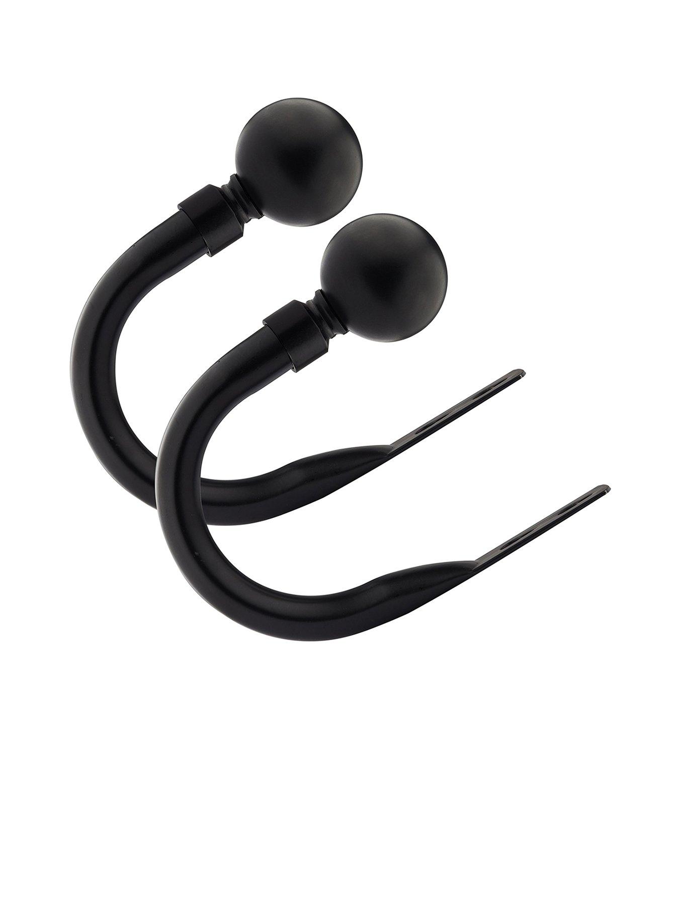The Very Collection Set of 2 Ball Finial Curtain Holdbacks